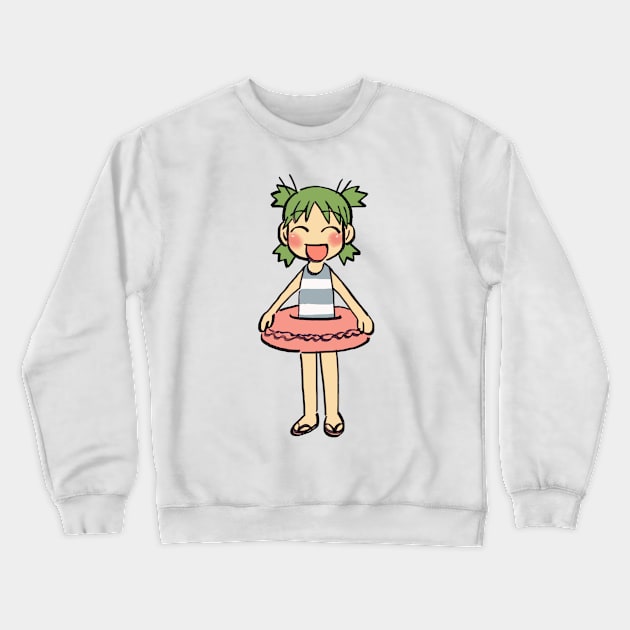 yotsuba goes swimming Crewneck Sweatshirt by mudwizard